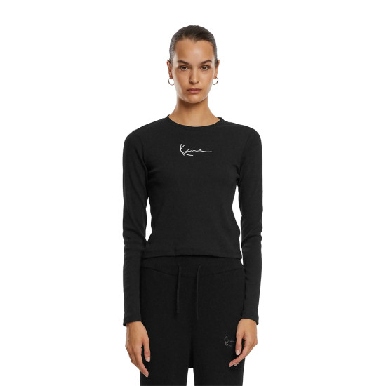 Karl Kani Γυναικεία μακρυμάνικη μπλούζα Small Signature Short Rib Longsleeve